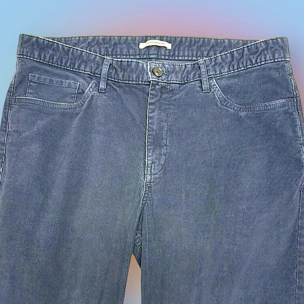 CALVIN KLEIN Men's 34 x 30 Blue Corduroy Jeans SLIM FIT